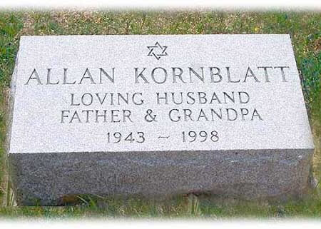 Footstone Kornblatt